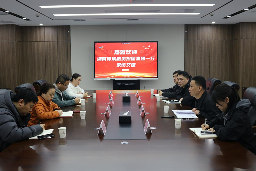 同業(yè)互鑒促提升 攜手共進(jìn)謀發(fā)展——湖南潭城融資擔(dān)保集團(tuán)赴株洲市金財(cái)融資擔(dān)保集團(tuán)學(xué)習(xí)交流